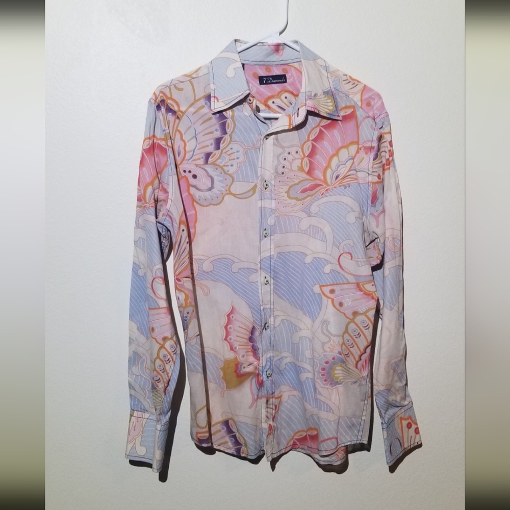 7 Diamonds Men's Shirt Medium